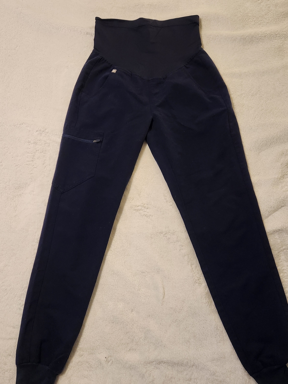 FIGS Zamora Maternity Jogger Scrub Pants Navy Size XXS